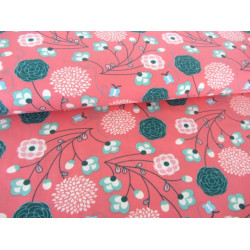 Jersey By Lots - Blumen aprikot